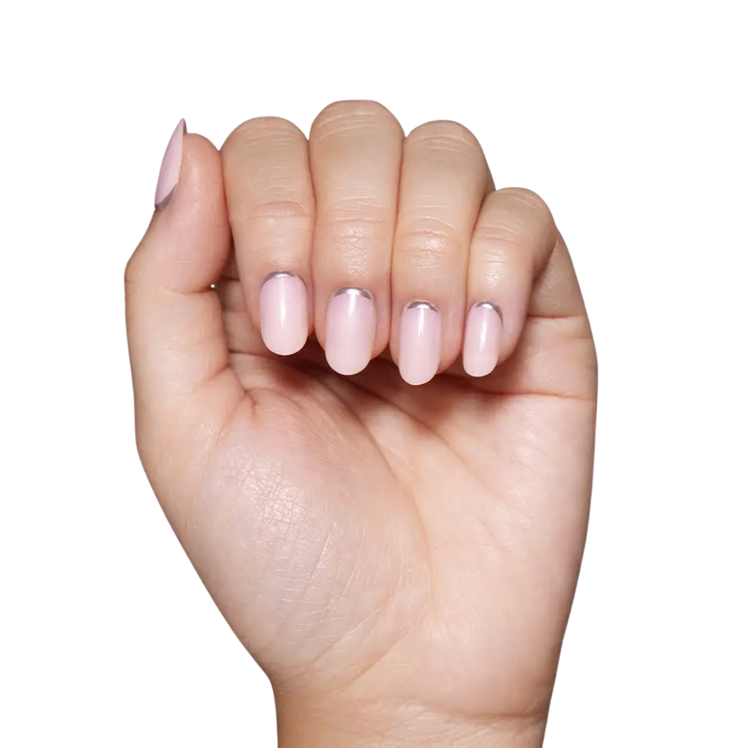 Silver Belle Press-On Nails