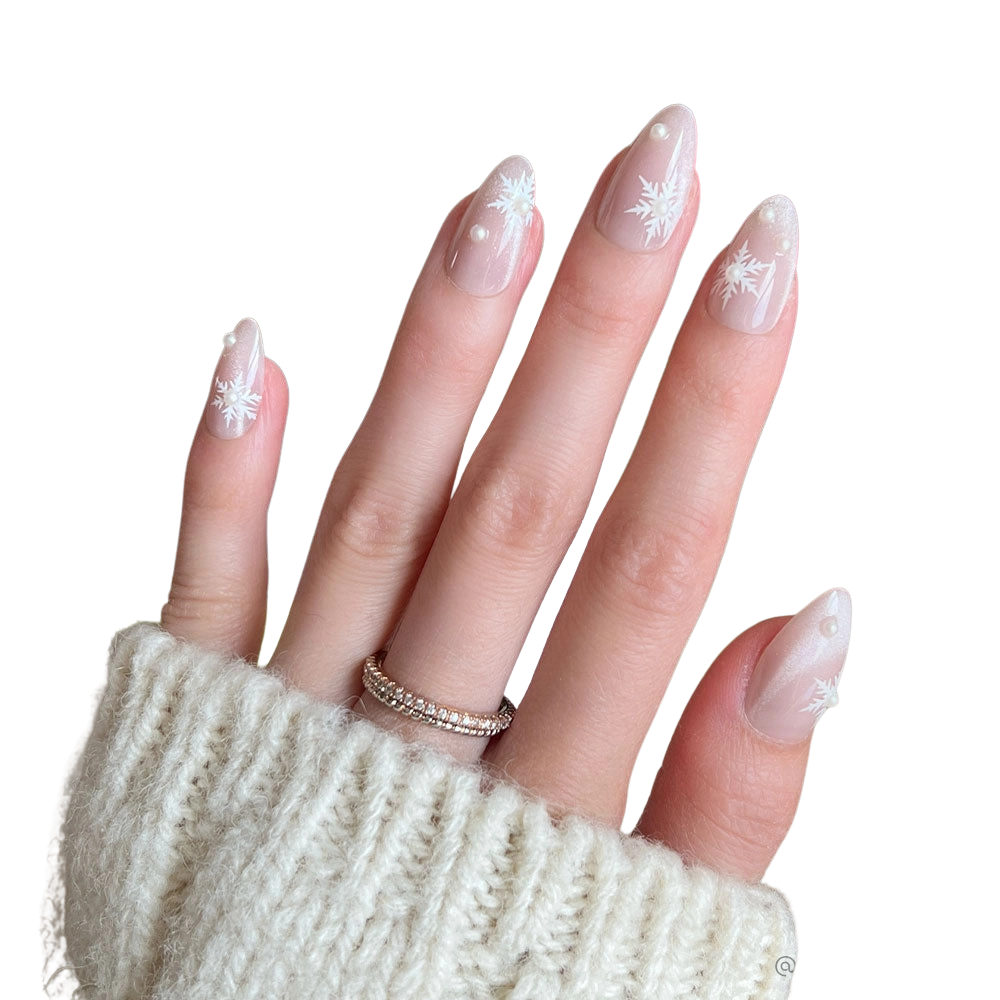 Snowfall Press-On Nails
