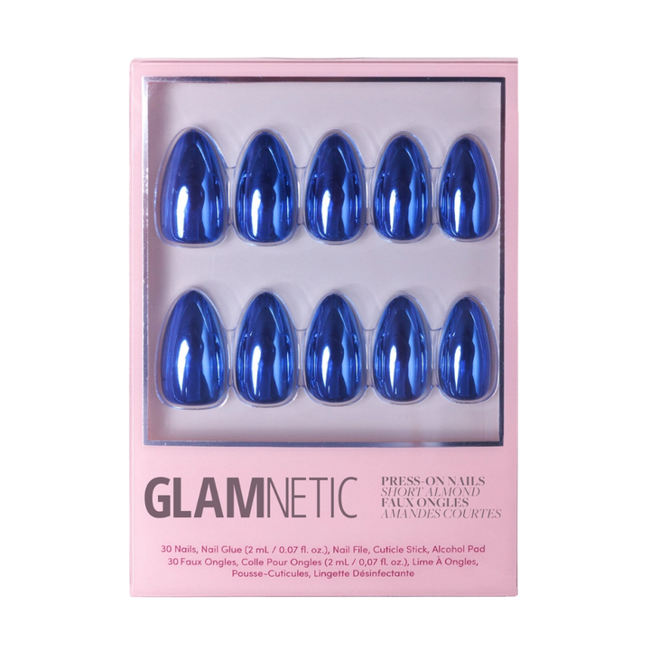 Blue Steel Press-On Nails