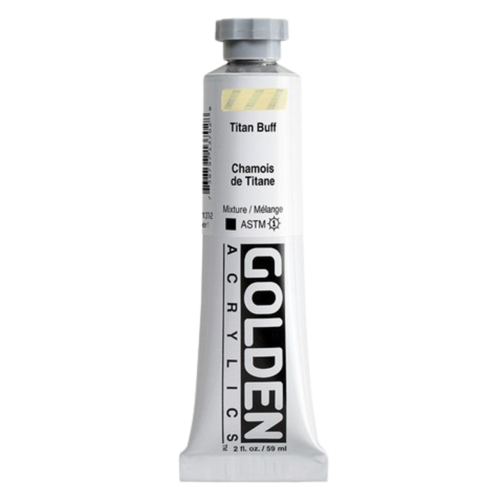 Heavy Body Acrylic 2oz Titan Buff