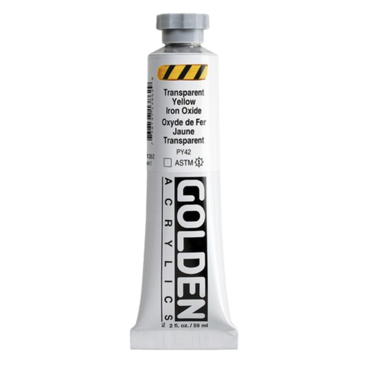 Heavy Body Acrylic 2oz Transparent Yellow Iron Oxide