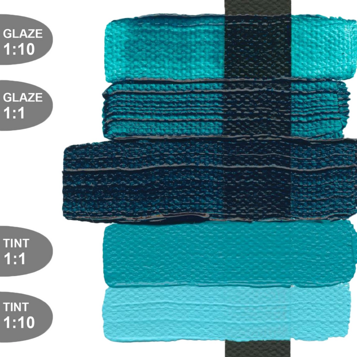 Heavy Body Acrylic 2oz Turquoise Phthalo