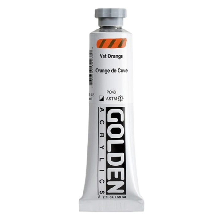Heavy Body Acrylic 2oz Vat Orange