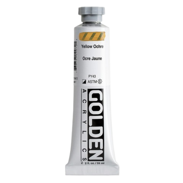 Heavy Body Acrylic 2oz Yellow Ochre