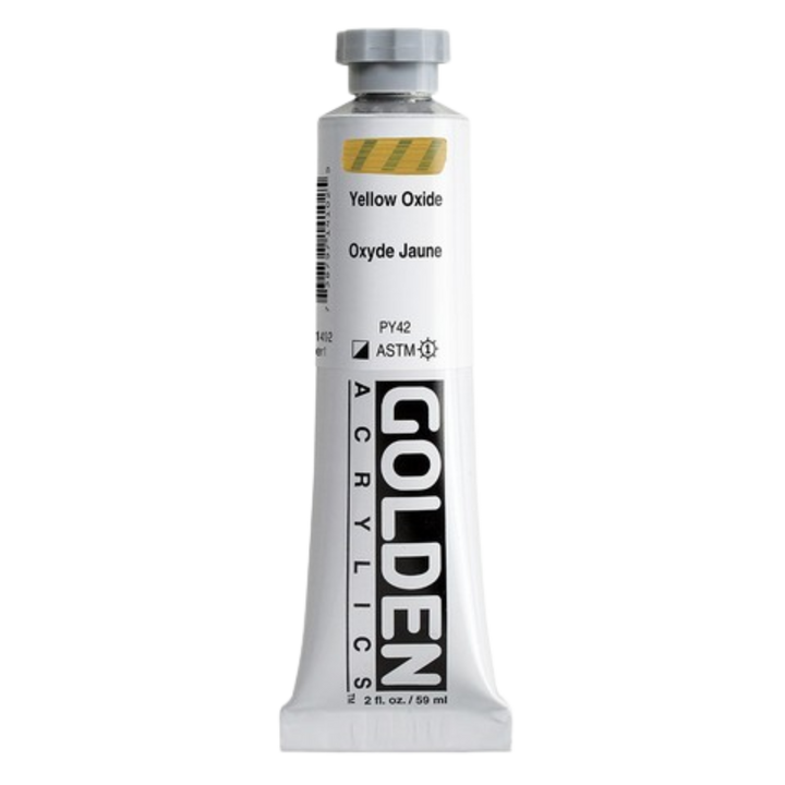 Heavy Body Acrylic 2oz Yellow Oxide