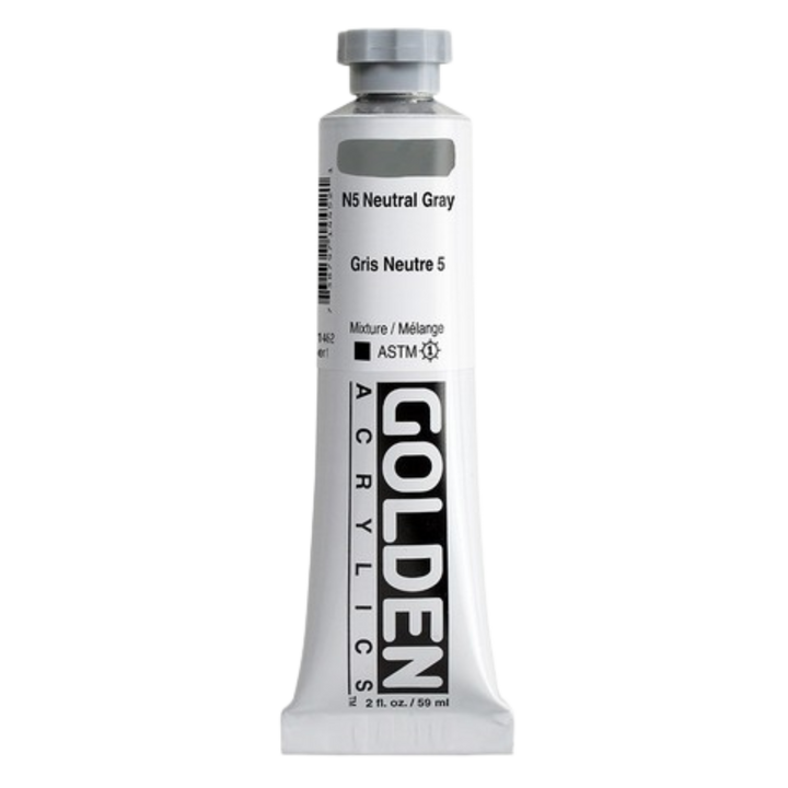 Heavy Body Acrylic 2oz Neutral Gray N5