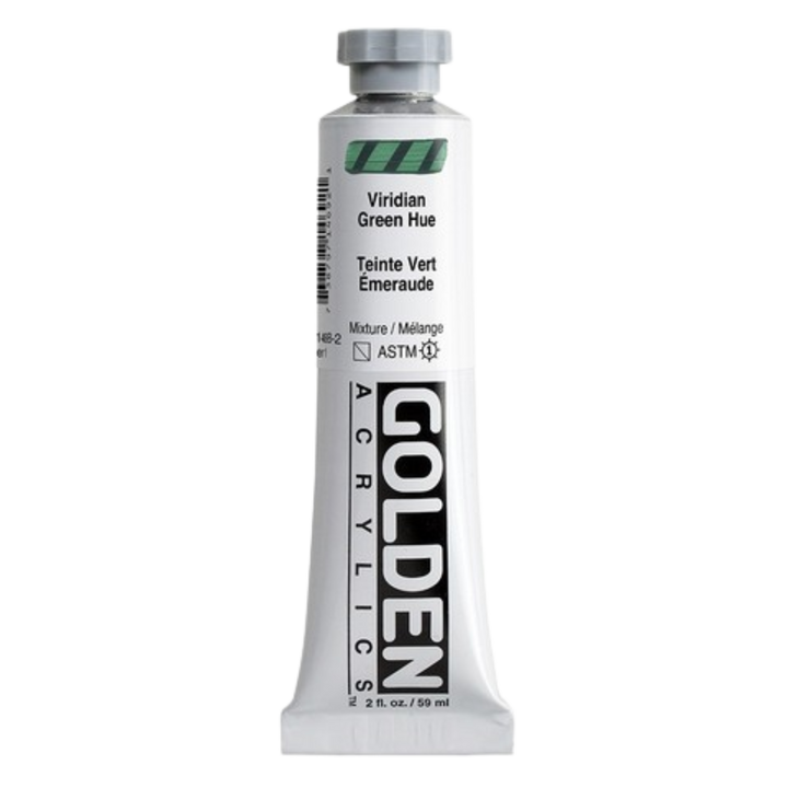 Heavy Body Acrylic 2oz Viridian Green Hue