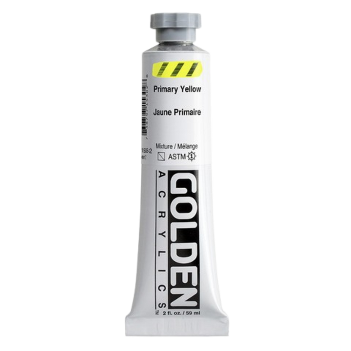 Heavy Body Acrylic 2oz Primary Yellow