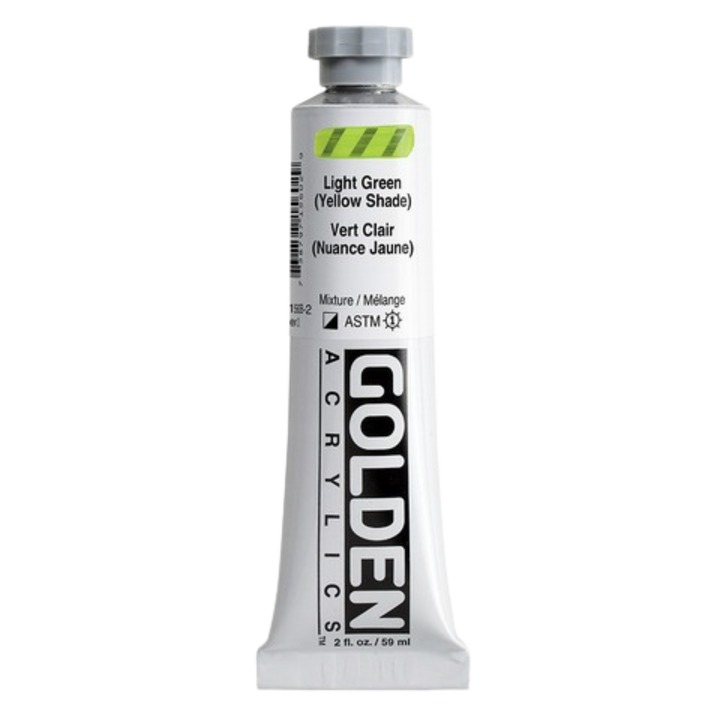 Heavy Body Acrylic 2oz Light Green Yellow Shade