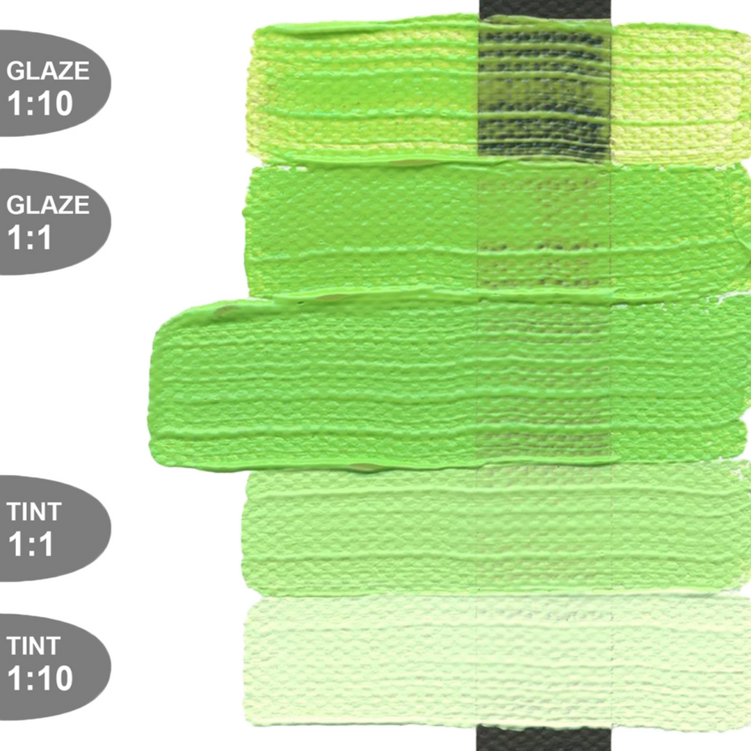 Heavy Body Acrylic 2oz Light Green Yellow Shade
