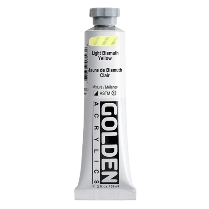 Heavy Body Acrylic 2oz Light Bismuth Yellow