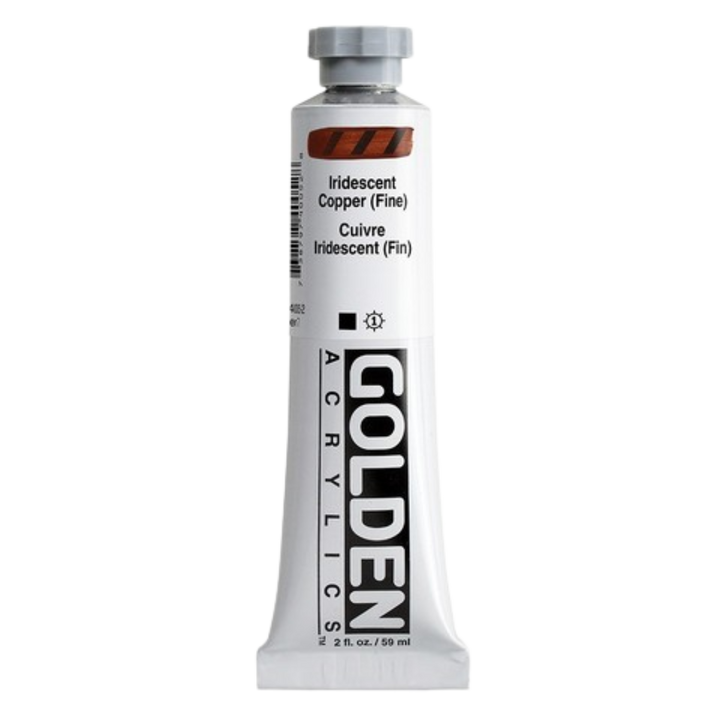 Heavy Body Acrylic 2oz Iridescent Copper (fine)