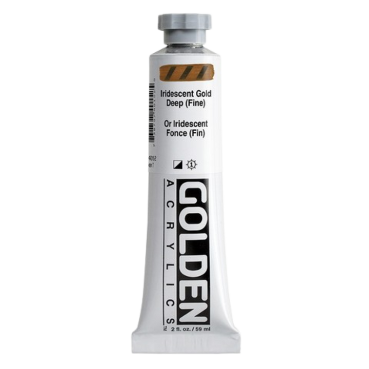 Heavy Body Acrylic 2oz Iridescent Gold Deep (fine)