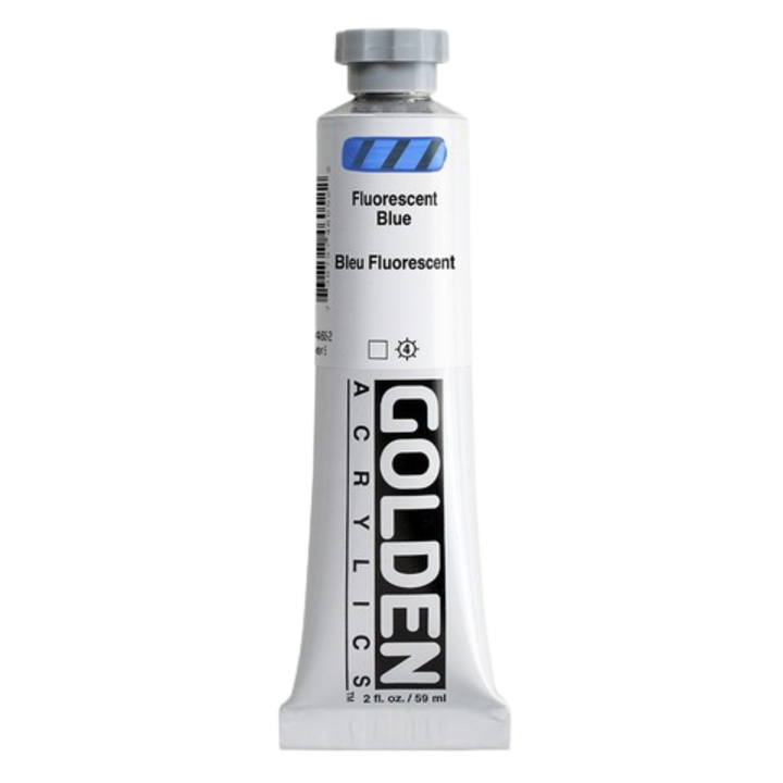 Heavy Body Acrylic 2oz Fluorescent Blue