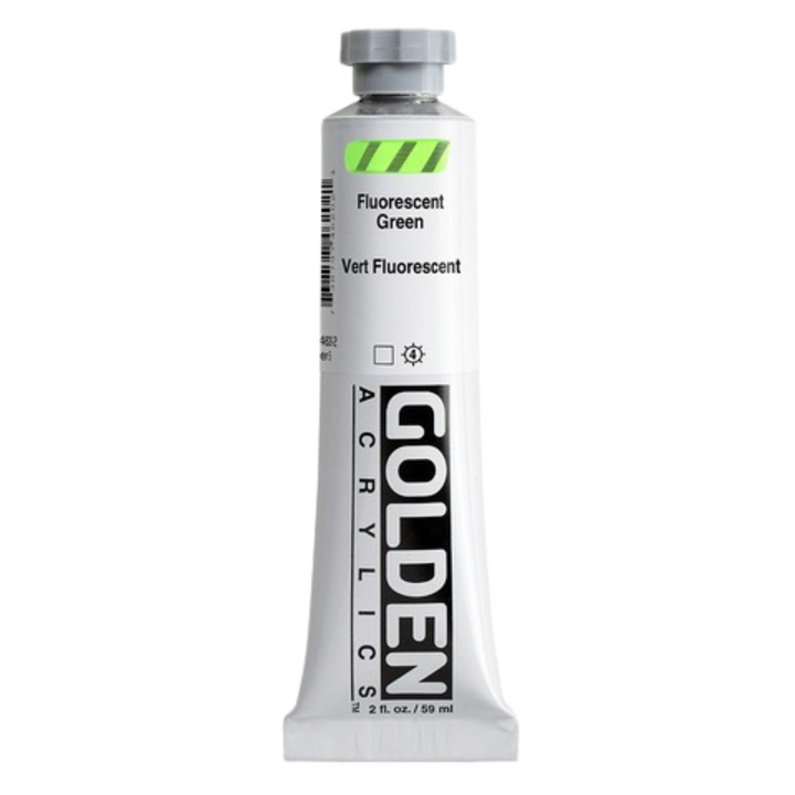 Heavy Body Acrylic 2oz Fluorescent Green