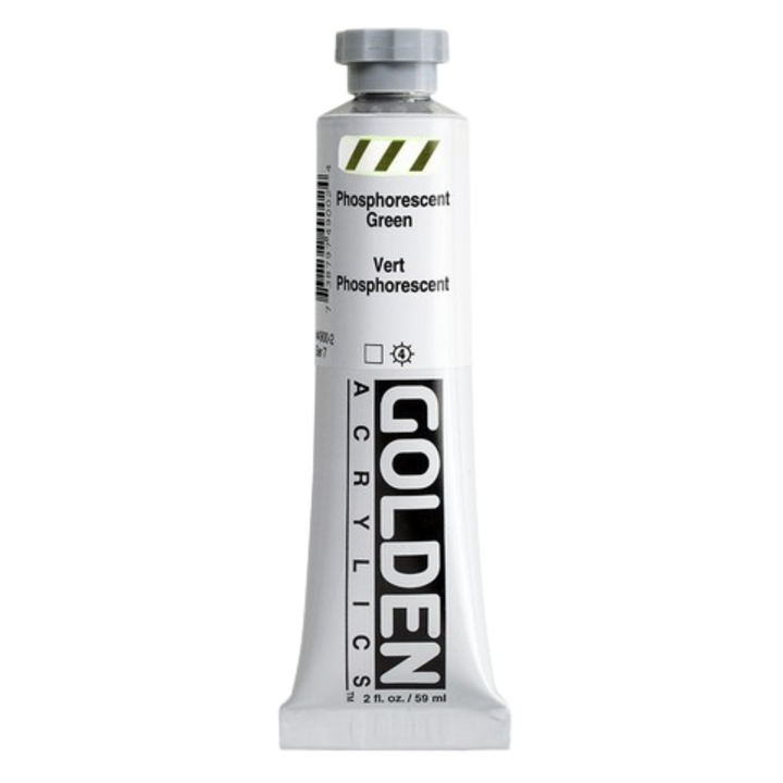 Heavy Body Acrylic 2oz Phosphorescent Green