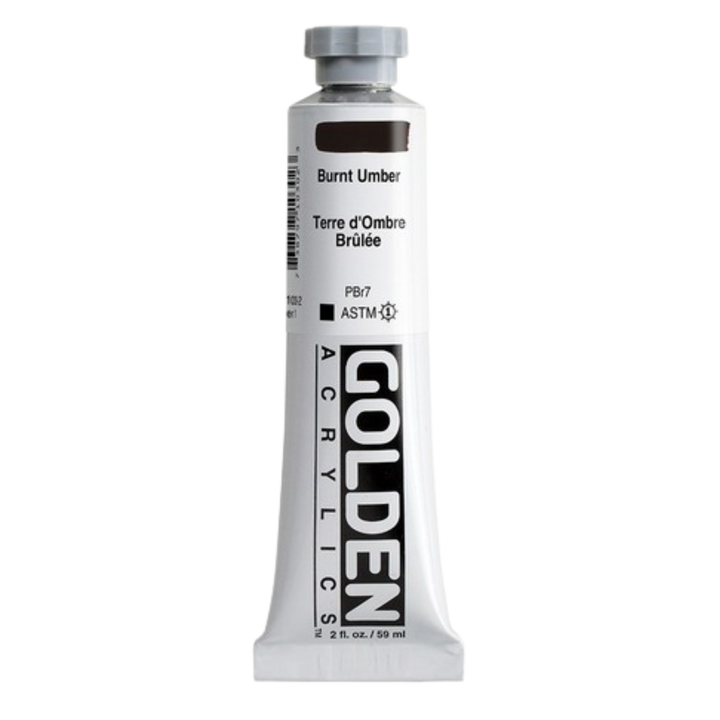 Heavy Body Acrylic 2oz Burnt Umber