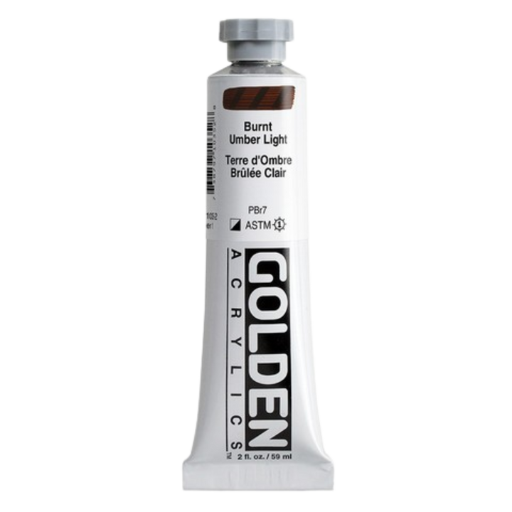 Heavy Body Acrylic 2oz Burnt Umber Light