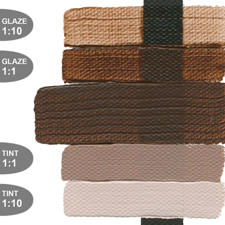 Heavy Body Acrylic 2oz Burnt Umber Light