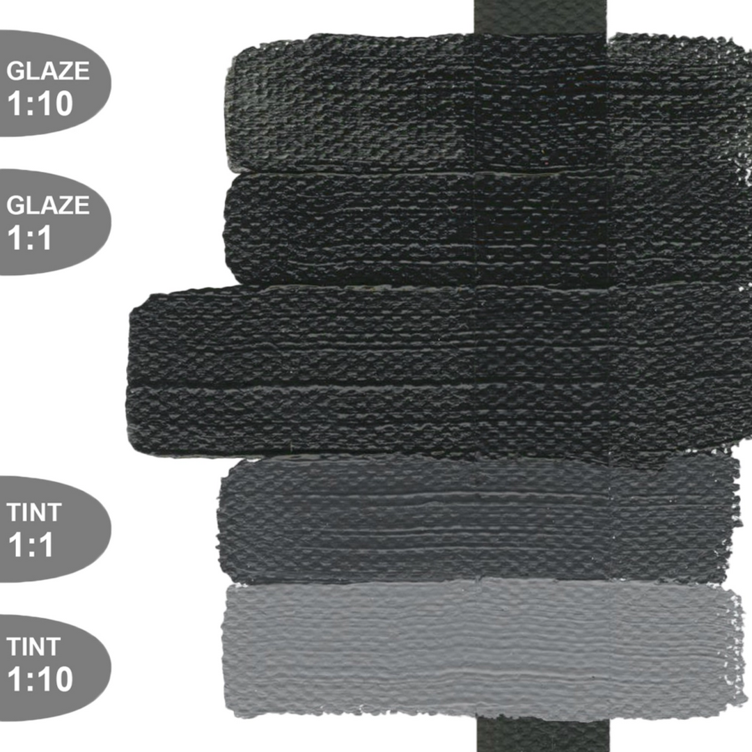 Heavy Body Acrylic 2oz Carbon Black