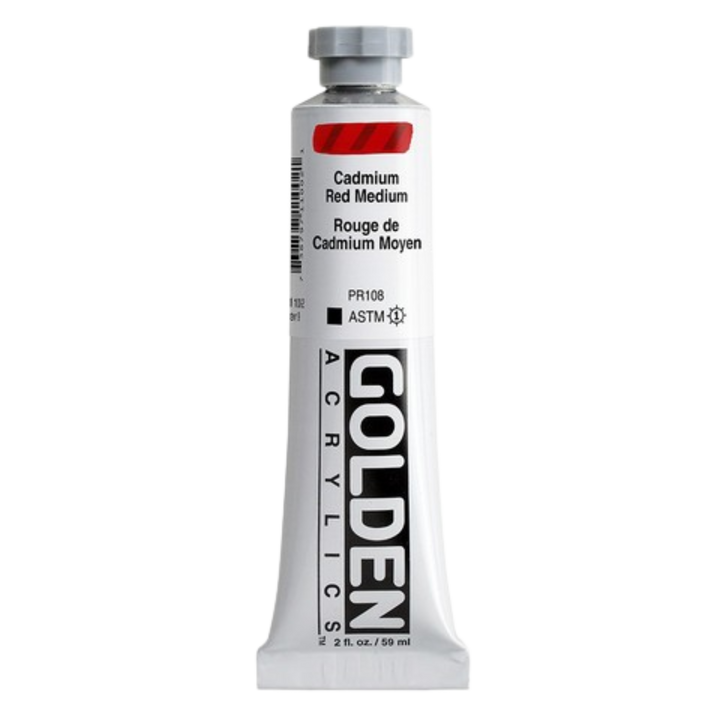 Heavy Body Acrylic 2oz Cadmium Red Medium