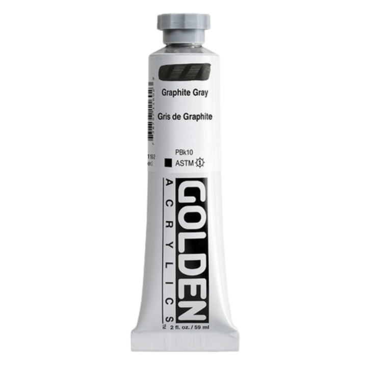 Heavy Body Acrylic 2oz Graphite Gray