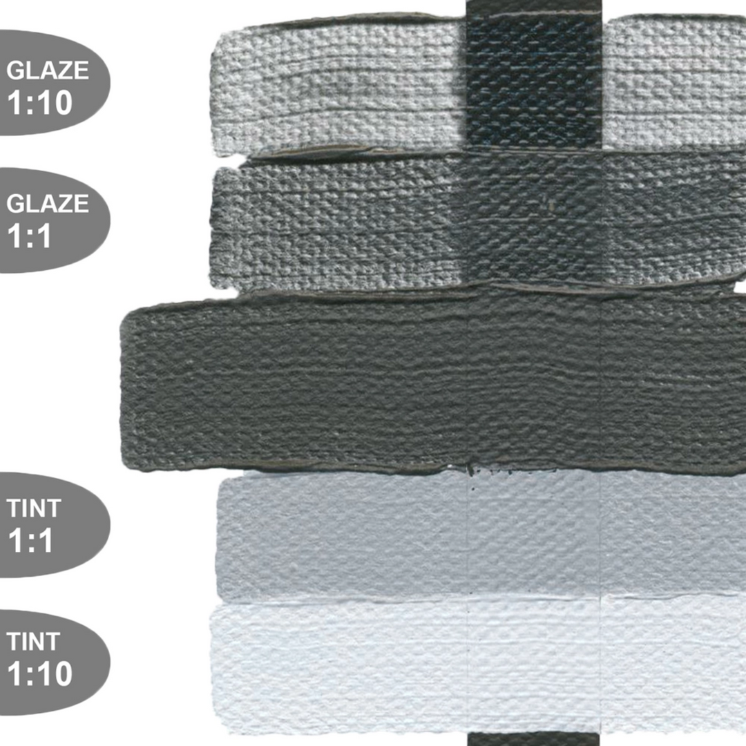 Heavy Body Acrylic 2oz Graphite Gray