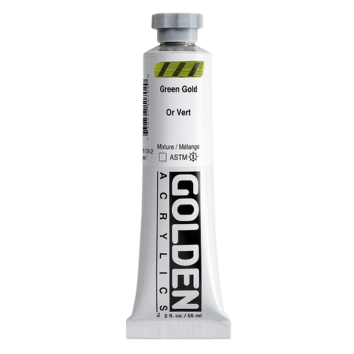 Heavy Body Acrylic 2oz Green Gold