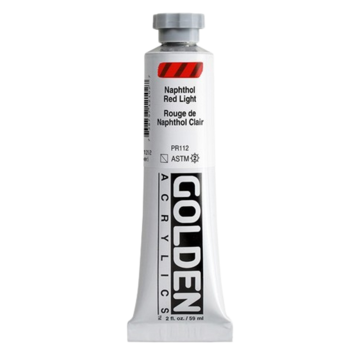 Heavy Body Acrylic 2oz Naphthol Red Light