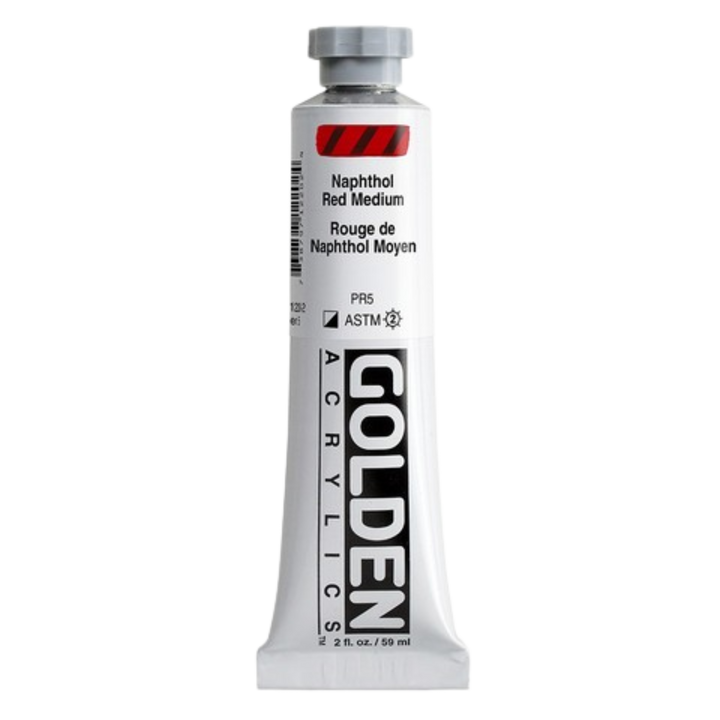 Heavy Body Acrylic 2oz Naphthol Red Medium