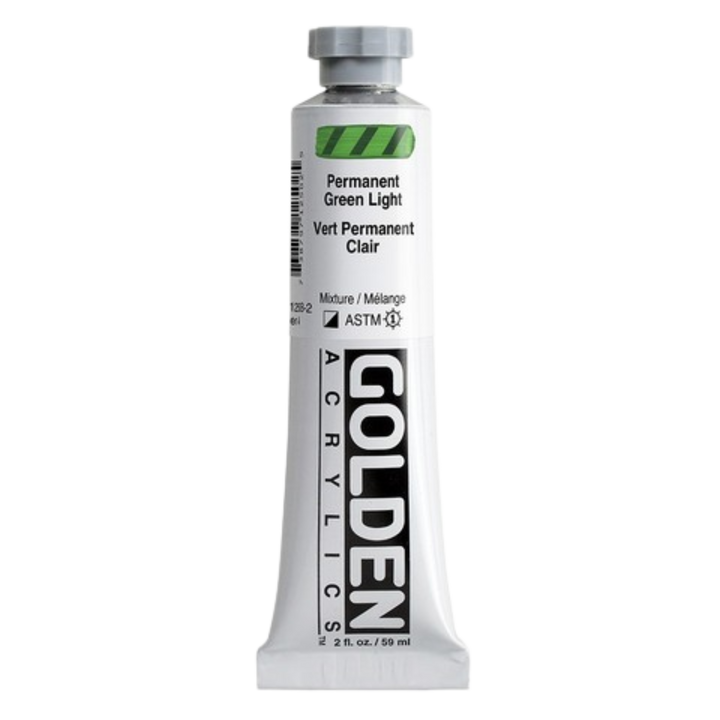 Heavy Body Acrylic 2oz Permanent Green Light