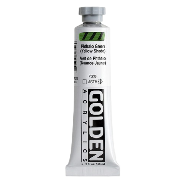 Heavy Body Acrylic 2oz Phthalo Green Yellow Shade