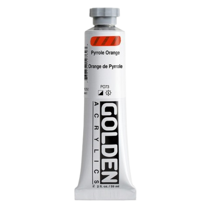 Heavy Body Acrylic 2oz Pyrrole Orange