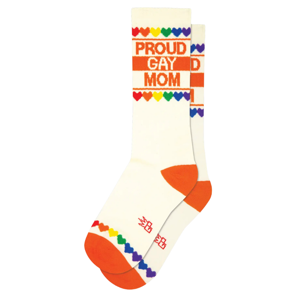 Proud Gay Mom Gym Crew Socks