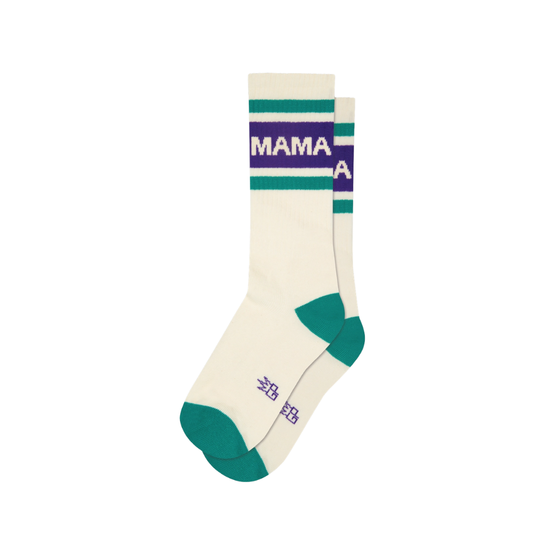 Mama Words Gym Crew Socks
