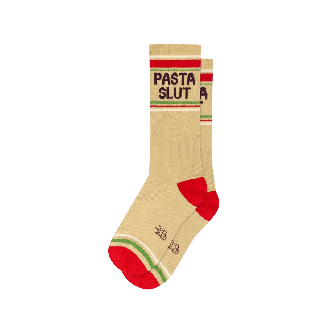 Pasta Slut Gym Crew Socks