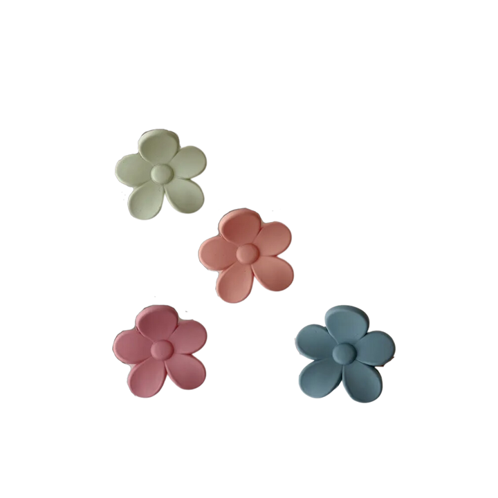 Small Flower Power Floral Hair Clip