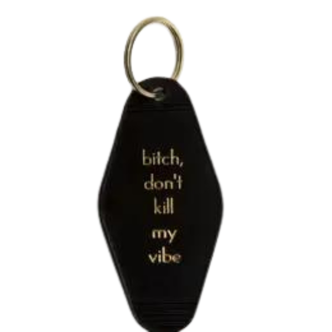 Don't Touch That! Keychain- Gold – Pieces of Me