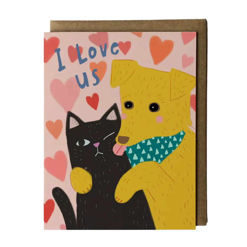 I Love Us Greeting Card