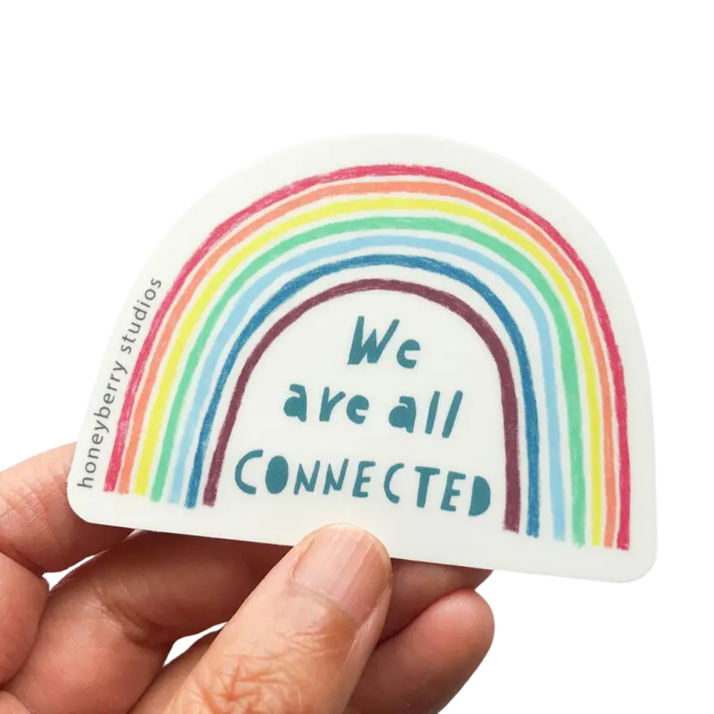 We Are All Connected Vinyl Sticker