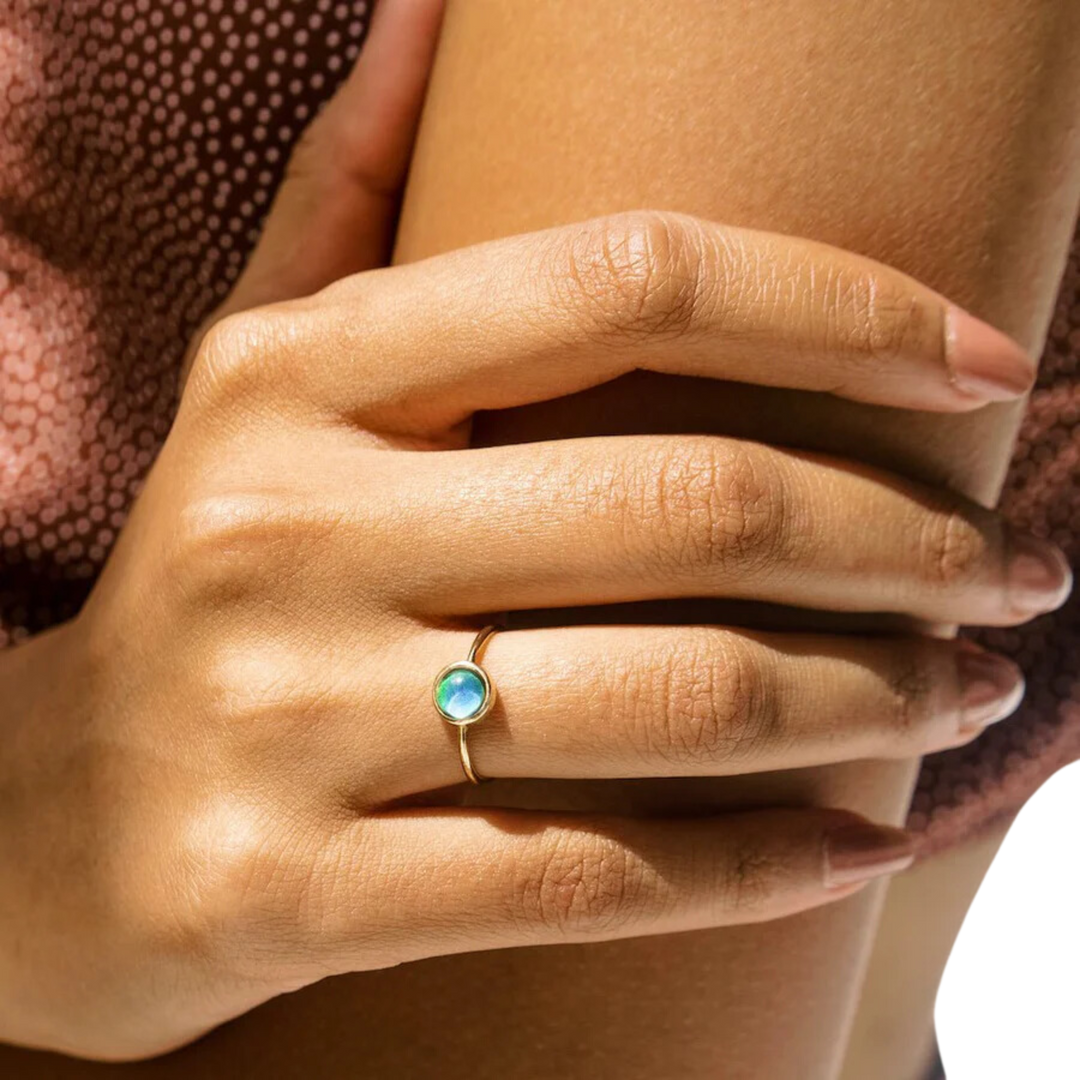 Silver - Mini Mood Ring