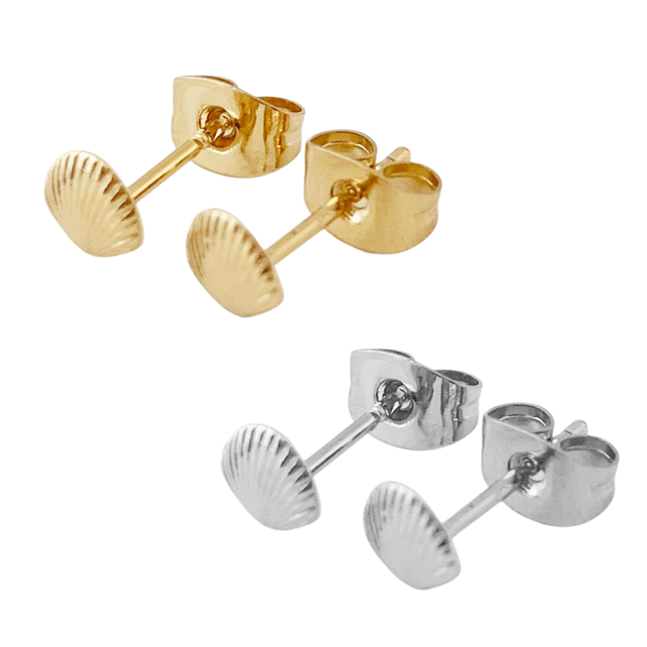 Mini Shell Stud Earrings