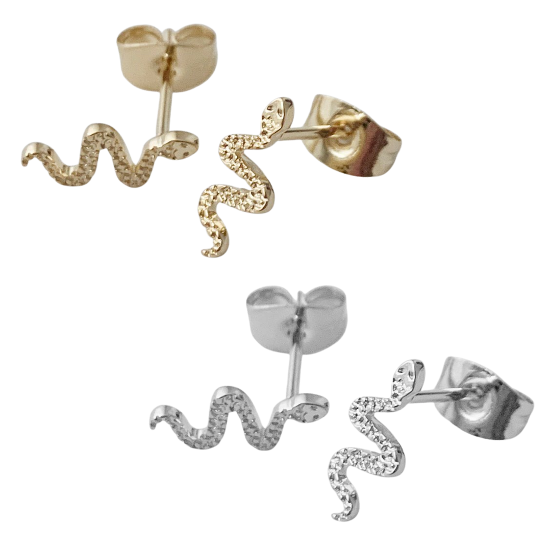 Snake Stud Earrings