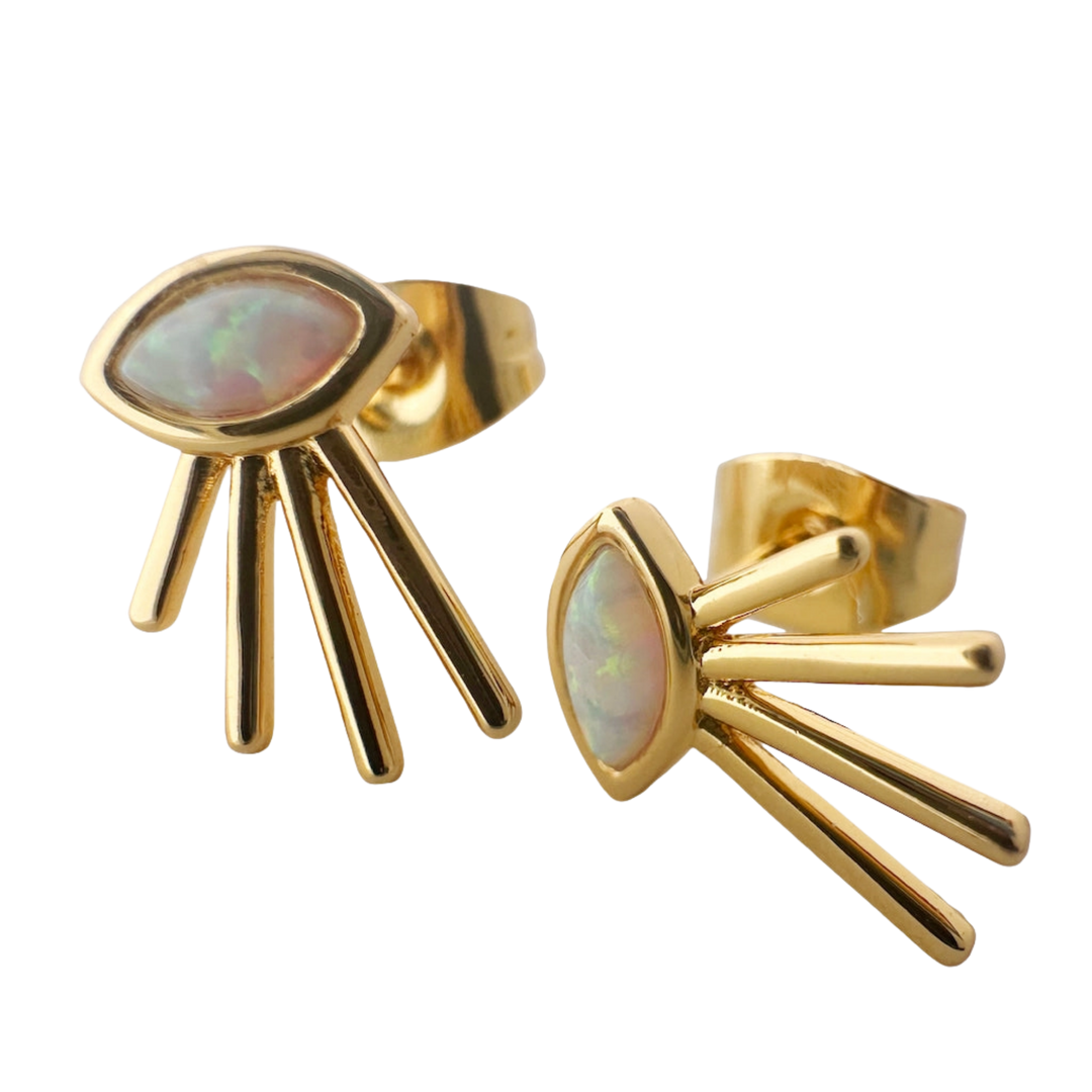 Spirit Beam Opal Studs