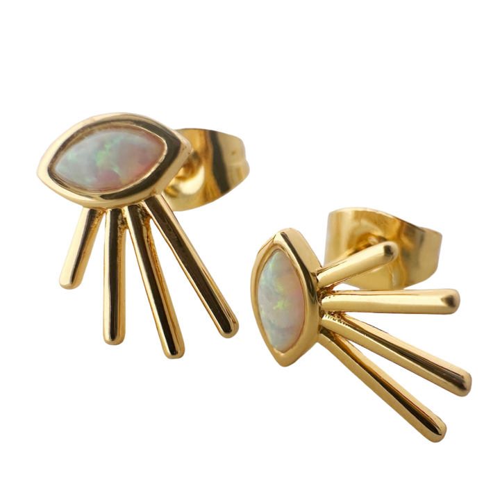 Spirit Beam Opal Studs