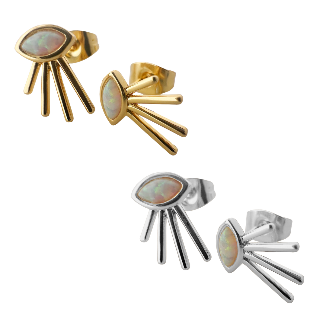 Spirit Beam Opal Studs