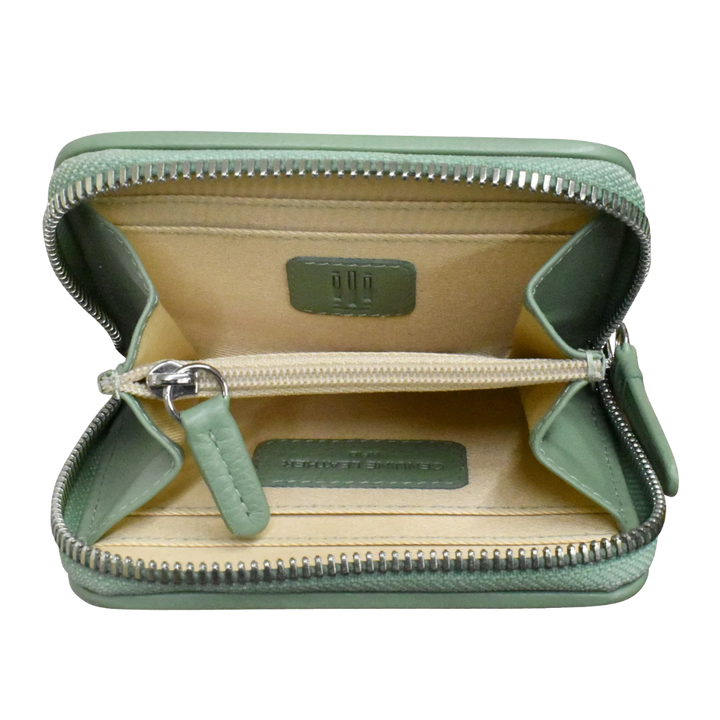 Checkerboard Zip Around Wallet