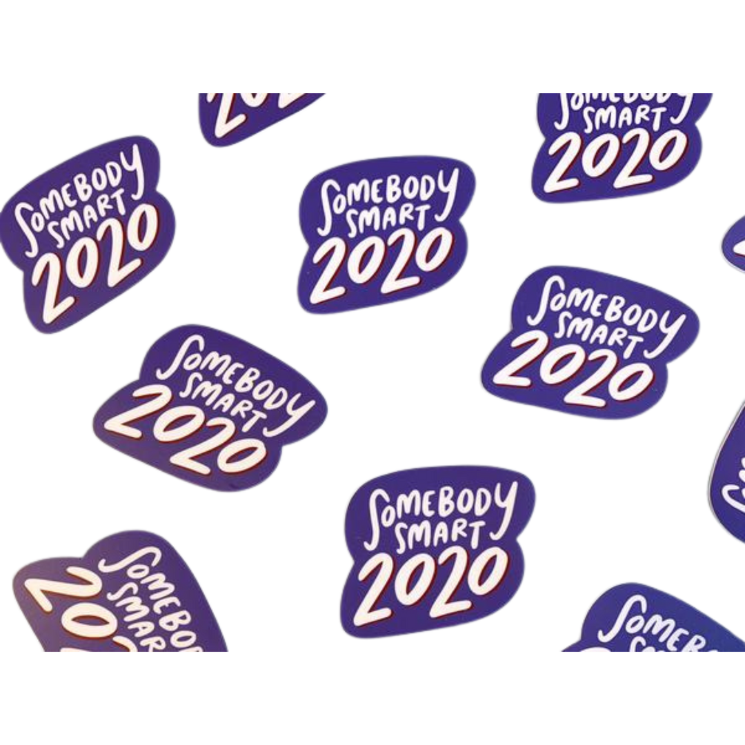 Somebody Smart 2020 sticker