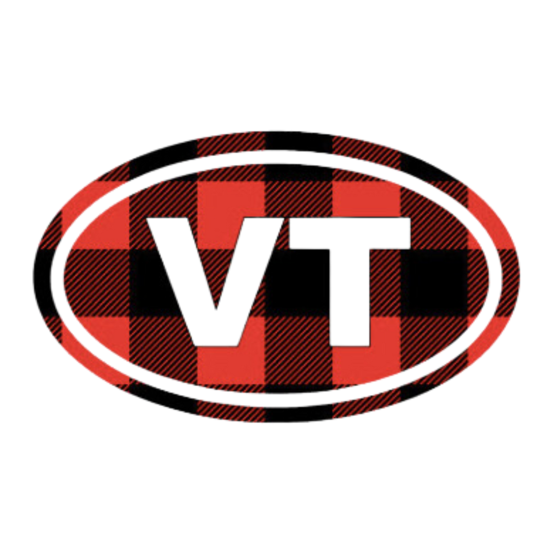 VT Plaid Mini Sticker