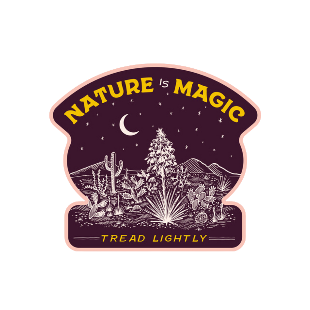 Nature is Magic Single Sticker